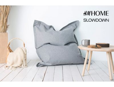 SLOWDOWN bean bags in the H&M HOME range