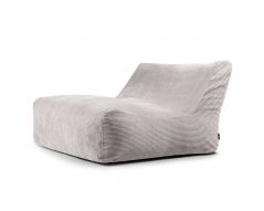 Bean bag Sofa Lounge Waves White Grey