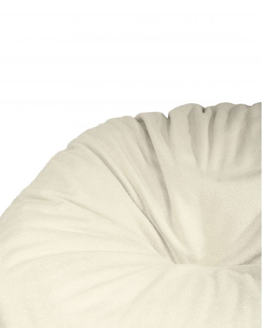 Schaumstoff Sitzsack Om 135 Teddy Creme