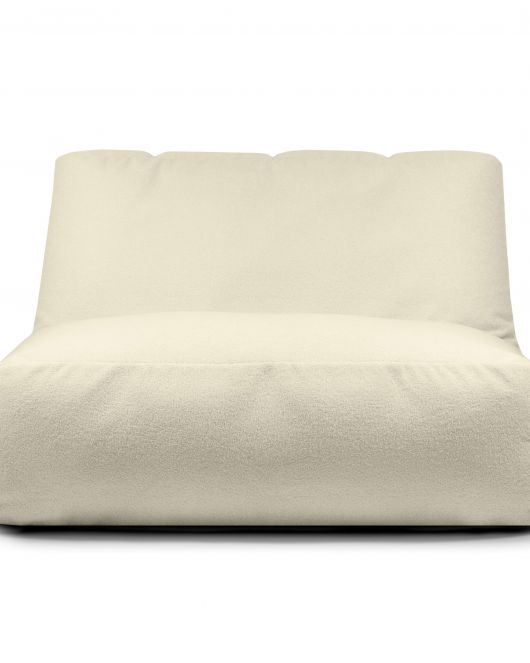 Sitzsack Sofa Tube Teddy Creme