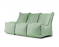Kott-toolide komplekt Set Seat Zip 3 Seater Capri Green