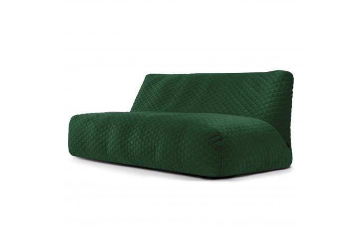 Dīvāns - sēžammaiss Sofa Tube 190 Lure Luxe Emerald Green