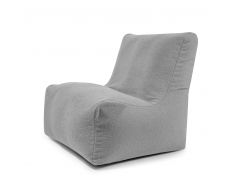 Bean bag Seat 100 Teddy White Grey