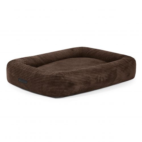 Dog Bed 100 Waves Chocolate