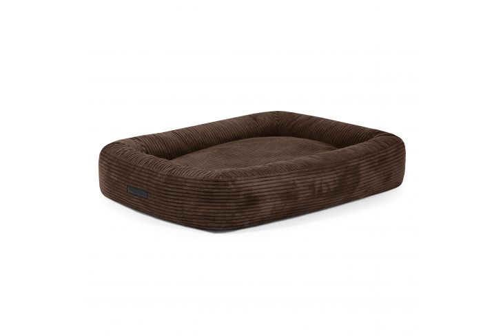 Dog Bed 100 Waves Chocolate