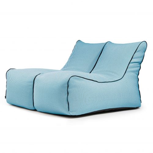 Kott-toolide komplekt Set Lounge Zip 2 Seater  Capri Turquoise