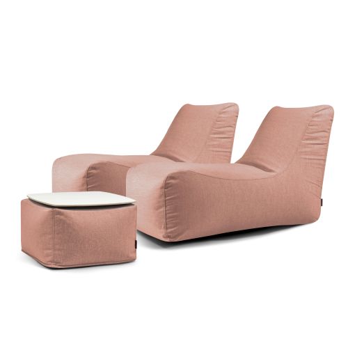 A set of bean bags Restful  Gaia Coral