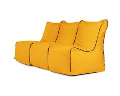 Sēžammaisu komplekts Set Seat Zip 3 Seater Colorin Yellow