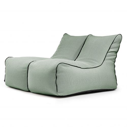 Kott-toolide komplekt Set Lounge Zip 2 Seater  Capri Green