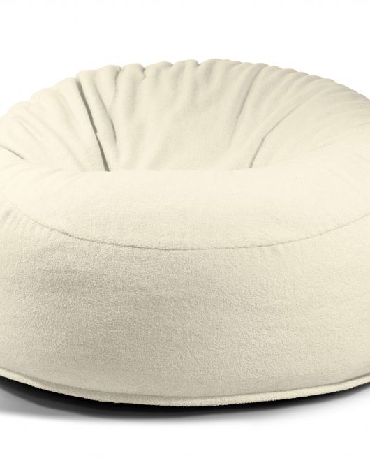 Schaumstoff Sitzsack Om 110 Teddy Creme