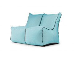 Sēžammaisu komplekts Set Seat Zip 2 Seater Capri Turquoise