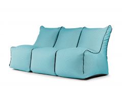 Kott-toolide komplekt Set Seat Zip 3 Seater Capri Turquoise